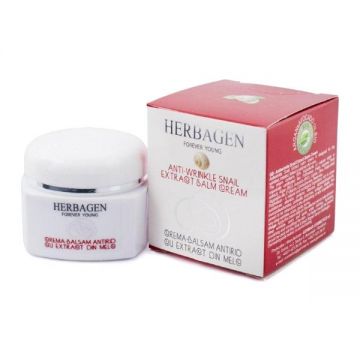 Crema Balsam Antirid cu Extract din Melc Herbagen, 50 g