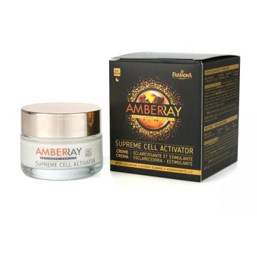 Crema Iluminatoare si Stimulatoare de Noapte - Farmona Amberray Supreme Cell Activator Cream, 50 ml