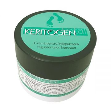 Crema pentru Indepartarea Tegumentelor Ingrosate Keritogen Total Herbagen, 50 g