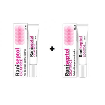 RANISEPTOL CICATRICE GEL DE SILICON PENTRU CICATRICE 1+1 GRATIS
