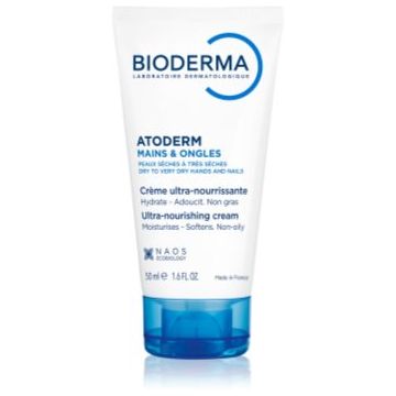 Bioderma Atoderm Cream Hand & Nails crema de maini pentru piele foarte sensibila sau cu dermatita atopica