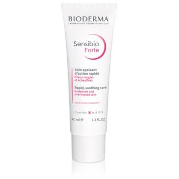 Bioderma Sensibio Forte crema calmanta si hidratanta pentru piele sensibila cu tendinte de inrosire