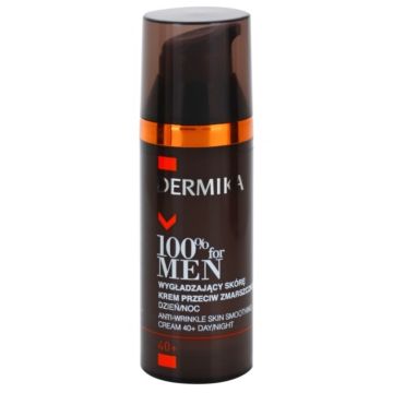 Dermika 100% for Men crema anti-rid pentru netezire 40+