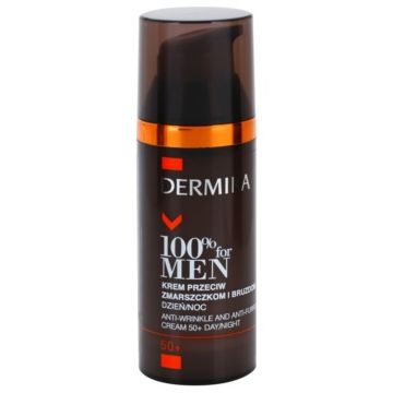 Dermika 100% for Men Crema impotriva ridurilor profunde. 50+