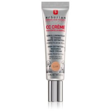 Erborian CC Crème Centella Asiatica Crema radianta pentru o piele uniformă ton SPF 25 pachet mic