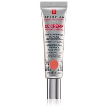Erborian CC Crème Centella Asiatica Crema radianta pentru o piele uniformă ton SPF 25 pachet mic