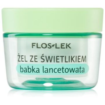 FlosLek Laboratorium Eye Care Gel pentru jurul ochilor cu patlagina si luminator medicale
