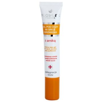 FlosLek Pharma Eye Care gel de ochi cu arnică împotriva ridurilor și a cearcănelor întunecate