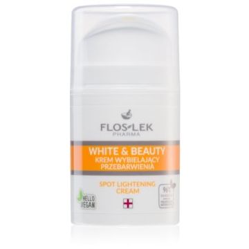 FlosLek Pharma White & Beauty crema cu efect de albire pentru tratament local