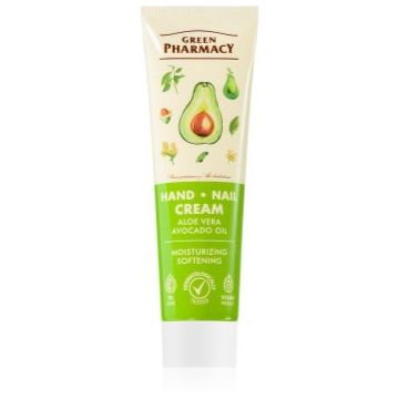 Green Pharmacy Aloe Hand Cream crema hidratanta si emolienta pentru maini si unghii
