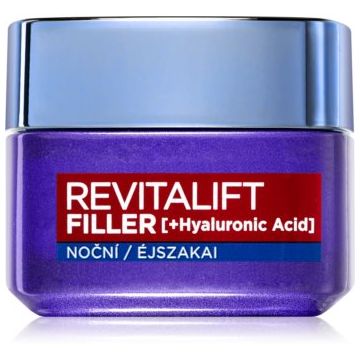 L’Oréal Paris Revitalift Filler crema de completare pentru noapte. anti-îmbătrânire
