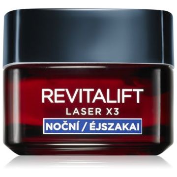 L’Oréal Paris Revitalift Laser X3 crema regeneratoare de noapte împotriva îmbătrânirii pielii