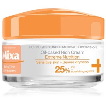 Mixa Extreme Nutrition cremă hidratantă nutritivă cu ulei de primulă