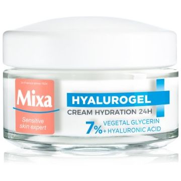 Mixa Hyalurogel Light crema de fata hidratanta cu acid hialuronic