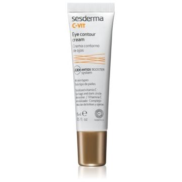 Sesderma C-Vit AX+ crema de ochi împotriva ridurilor și a cearcănelor întunecate