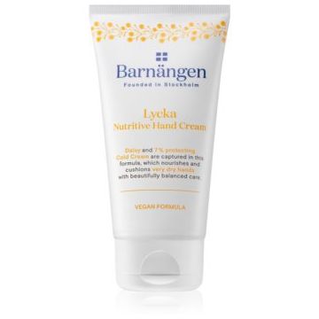 Barnängen Lycka cremă hrănitoare pentru mâini contine emulsie Cold cream