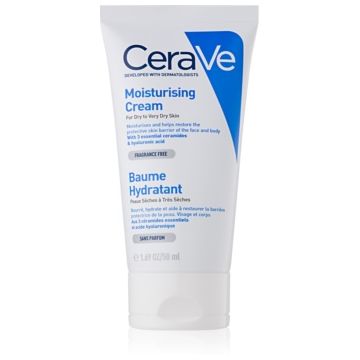 CeraVe Moisturizers Crema hidratanta pentru fata si corp pentru pielea uscata sau foarte uscata CeraVe Moisturizers Crema hidratanta pentru fata si corp pentru pielea uscata sau foarte uscata