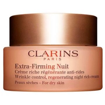 Clarins Extra-Firming Night cremă de noapte pentru fermitate și anti-ridr pentru tenul uscat