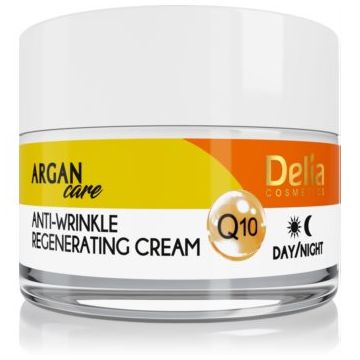 Delia Cosmetics Argan Care cremă antirid cu efect de regenerare cu coenzima Q10