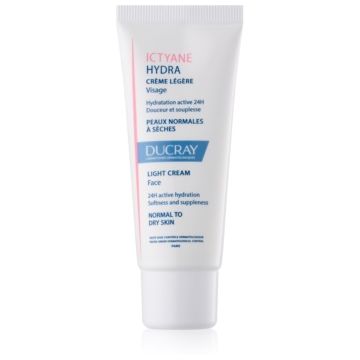 Ducray Ictyane crema hidratanta usoara pentru piele normala si uscata
