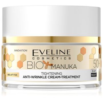Eveline Cosmetics Bio Manuka Cremă cu efect de netezire și fermitate 50+