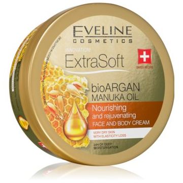 Eveline Cosmetics Extra Soft hidratare pentru fata si corp cu ulei de argan