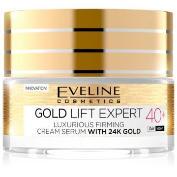 Eveline Cosmetics Gold Lift Expert cremă de lux pentru fermitate cu aur de 24 de karate