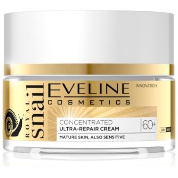 Eveline Cosmetics Royal Snail crema de zi si noapte 60+ cu  efect de intinerire