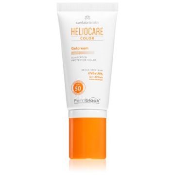 Heliocare Color Gelcream gel-cremă cu efect de tonifiere SPF 50
