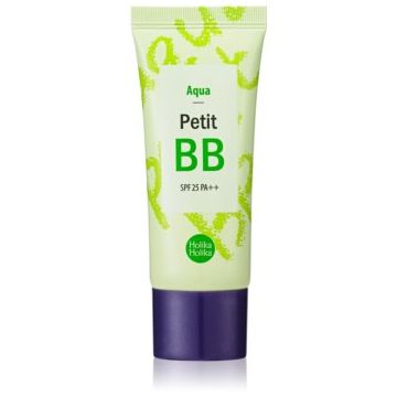 Holika Holika Petit BB Aqua cremă BB nuanțatoare pentru piele sensibilă și intolerantă SPF 25