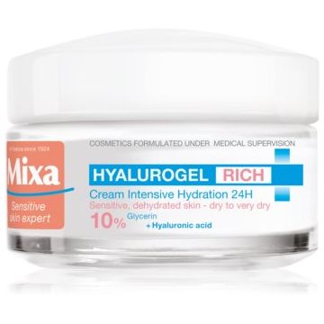 Mixa Hyalurogel Rich crema de zi intens hidratanta cu acid hialuronic