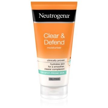 Neutrogena Clear & Defend 0.5% Salicylic Acid cremă hidratantă oil free
