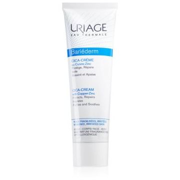 Uriage Bariéderm Cica-Cream with Copper-Zinc cremă reparatoare cu cupru și zinc cu Panthenol