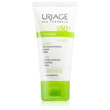 Uriage Hyséac Fluid SPF 50+ fluid mat hidratant SPF 50+