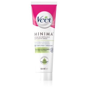 Veet Minima Dry Skin cremă depilatoare cu efect hidratant pentru piele uscata