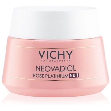 Vichy Neovadiol Rose Platinium cremă de noapte cu efect de iluminare și de regenerare pentru ten matur