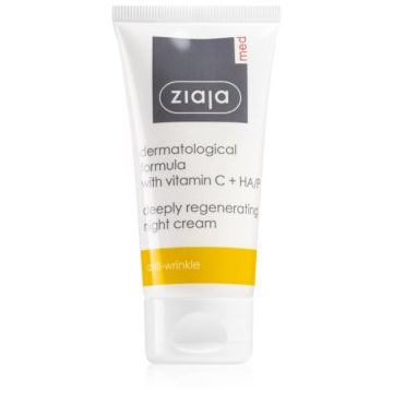 Ziaja Med Dermatological cremă de noapte antioxidantă cu efect de regenerare
