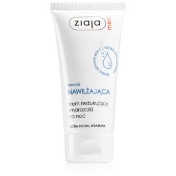 Ziaja Med Hydrating Care crema de noapte pentru contur pentru ten uscat și sensibil