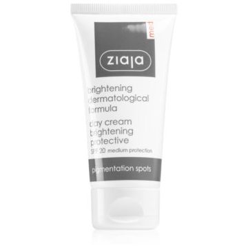 Ziaja Med Whitening Care crema protectiva impotriva petelor pigmentare SPF 20