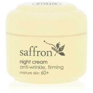 Ziaja Saffron Cremă de noapte intensă pentru riduri 60+