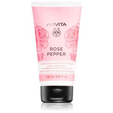 Apivita Rose Pepper Firming Body Cream Cremă modelatoare pentru corp