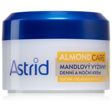Astrid Nutri Skin cremă hrănitoare de migdale uscata si foarte uscata