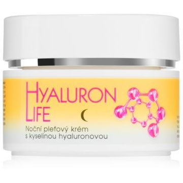 Bione Cosmetics Hyaluron Life crema de noapte pentru fata cu acid hialuronic