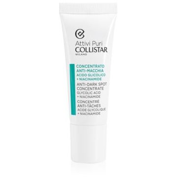 Collistar Attivi Puri Anti-Dark Spot Concentrate Glycolic Acid + Niacinamide emulsie facială impotriva petelor