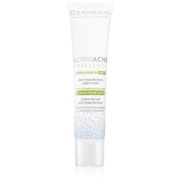 Dermedic Normacne Preventi crema de noapte impotriva imperfectiunilor pielii cauzate de acnee