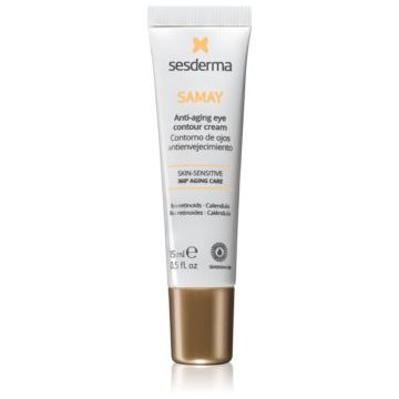 Sesderma Samay Anti-Aging Eye Contour Cream cremă de ochi anti-inflamatoare care reduce cercurile de umflare și întunecate