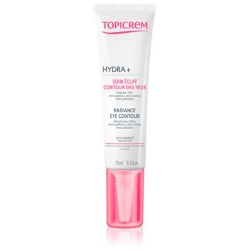 Topicrem UH FACE HYDRA+ Radiance Eye Contour crema de ochi iluminatoare impotriva pungilor de sub ochi Topicrem UH FACE HYDRA+ Radiance Eye Contour crema de ochi iluminatoare impotriva pungilor de sub ochi