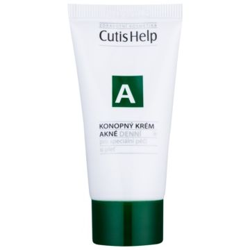 CutisHelp Health Care A - Acne crema de zi cu canepa pentru ten acneic