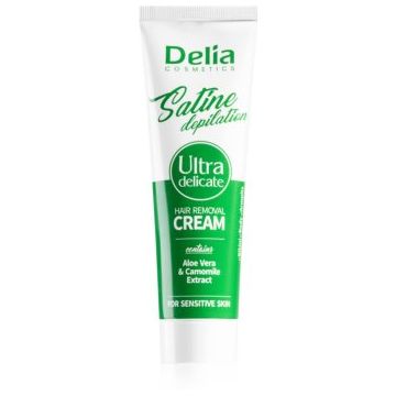 Delia Cosmetics Satine Depilation Ultra-Delicate crema depilatoare pentru piele sensibila