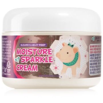 Elizavecca Milky Piggy Moisture Sparkle Cream crema hidratanta cu efect iluminator